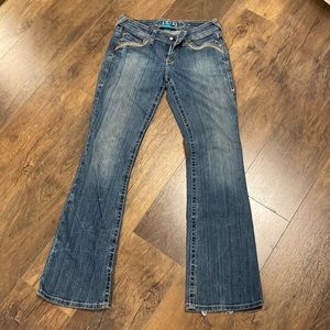 Ariat turquoise flare jeans